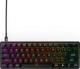 MediaMarkt Steelseries apex pro mini gaming toetsenbord - us qwerty layout aanbieding