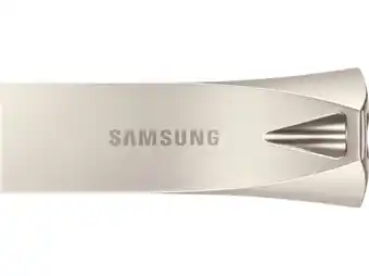 MediaMarkt Samsung bar plus 256gb champagne zilver aanbieding