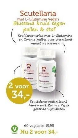 De Rode Pilaren Scutellaria aanbieding