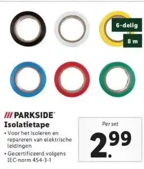 Lidl Iii parkside isolatietape aanbieding