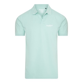 V&D Basic polo heren groen aanbieding