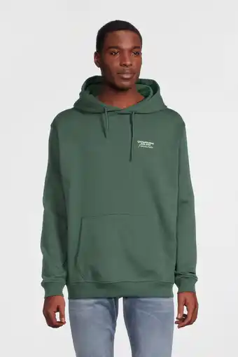 Wehkamp Purewhite hoodie forest green aanbieding