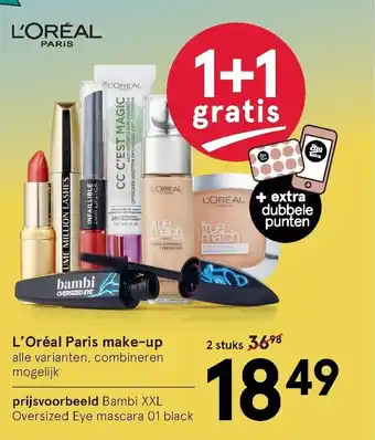 Etos L'Oreal Paris Make-Up 2 stuks aanbieding