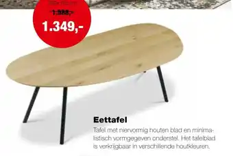 Sijben Eettafel aanbieding