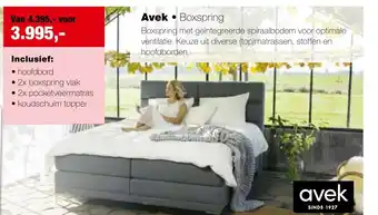 Sijben Avek boxspring aanbieding