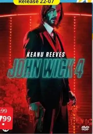 Boekenvoordeel John wick 4 aanbieding