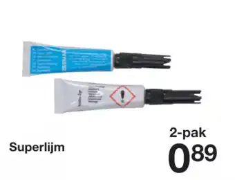 Zeeman Superlijm 2-pak aanbieding