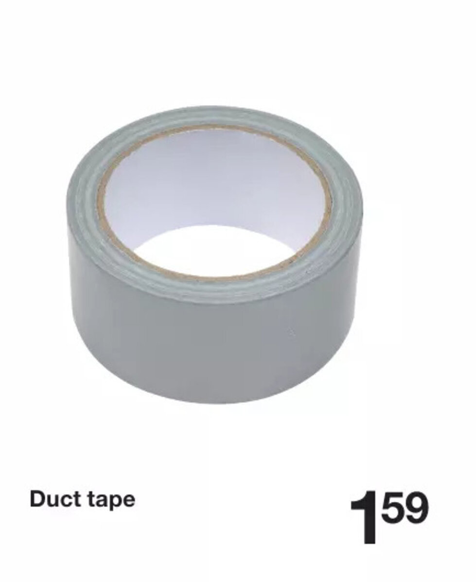 Duct tape aanbieding bij Zeeman