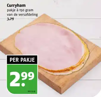 Poiesz Curryham pakje à 150 gram aanbieding