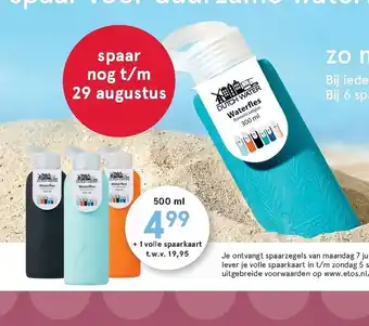 Etos Waterfles 500 ml aanbieding