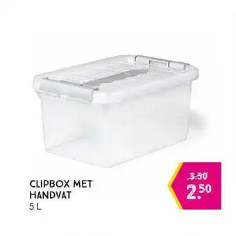 Xenos Clipbox Met Handvat 5 L aanbieding