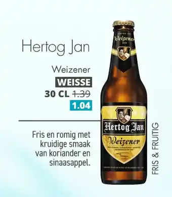 Mitra Hertog jan weizener aanbieding