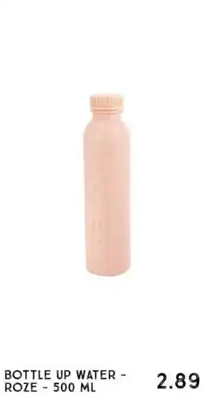 Xenos Bottle up water - roze 500 ml aanbieding