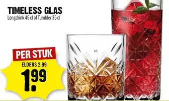 Dirck 3 Timeless Glas Longdrink 45 Cl Of Tumbler 35 Cl aanbieding