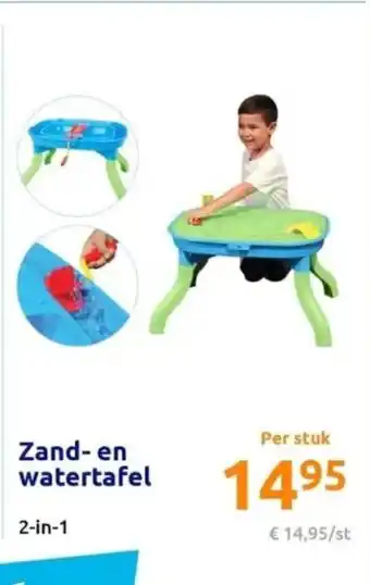 Action Zand- en watertafel 2-in-1 aanbieding