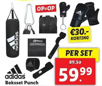 Lidl Adidas Boksset Punch €30.- Korting aanbieding