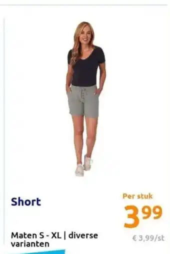 Action Short Maten S-XL | diverse varianten aanbieding