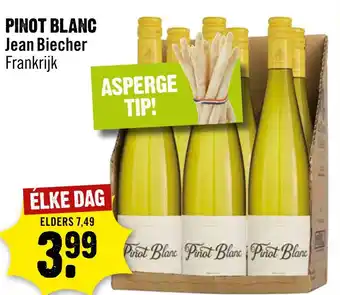 Dirck 3 Pinot Blanc Jean Biecher Frankrijk aanbieding