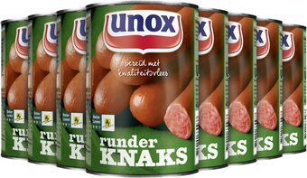 Bol.com Unox knaks runder - 12 x 400 g - voordeelverpakking aanbieding