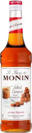 Bol.com Monin koffiesiroop salted caramel - 70 cl aanbieding