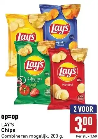 ALDI Lay's aanbieding