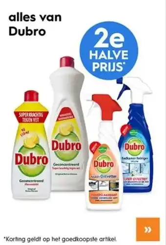 Blokker Alles van dubro aanbieding