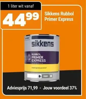 De voordeelmarkt Sikkens rubbol primer express aanbieding