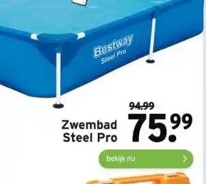 GAMMA Zwembad steel pro aanbieding