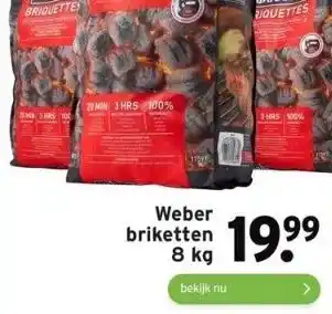 GAMMA Weber briketten aanbieding