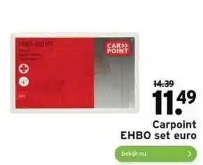 GAMMA Carpoint ehbo set euro aanbieding