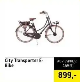 Koopjedeal City transporter e-bike aanbieding