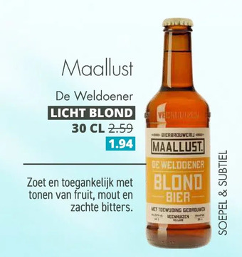 Mitra Maallust de weldoener aanbieding