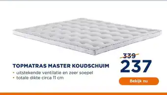 TotaalBED Topmatras Master Koudschuim aanbieding