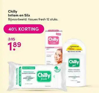 DA Chilly Intiem En Silx 40% Korting aanbieding