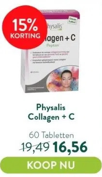 Holland & Barrett Collagen + c aanbieding