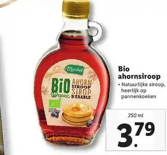 Lidl Maribee Bio Ahornsiroop 250ml aanbieding