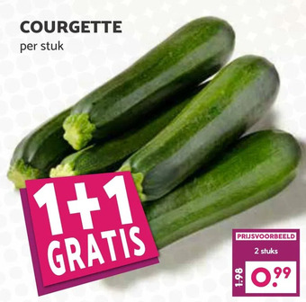 MCD Supermarkt Courgette aanbieding