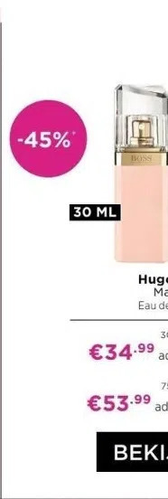 ICI Paris XL Hugo boss ma vie eau de parfum aanbieding