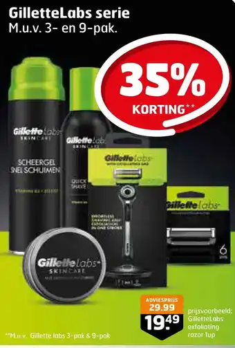 Trekpleister Gillettelabs serie aanbieding