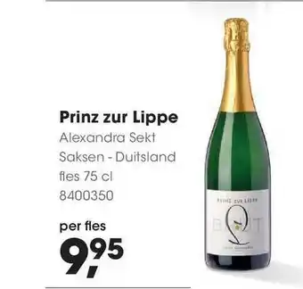 HANOS Prinz Zur Lippe Alexandra Sekt Saksen - Duitsland aanbieding