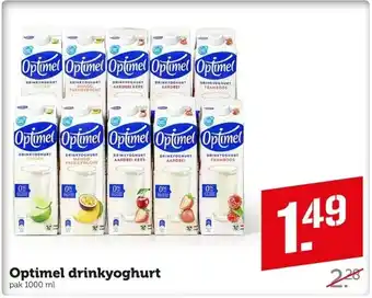 Coop Optimel drinkyoghurt aanbieding