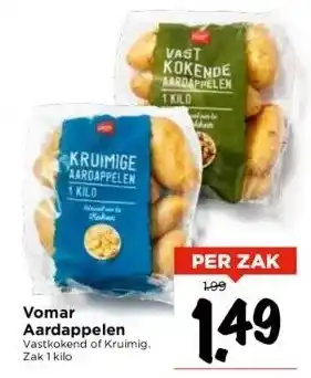 Vomar Voordeelmarkt Vomar aardappelen vastkokend of kruimig. aanbieding