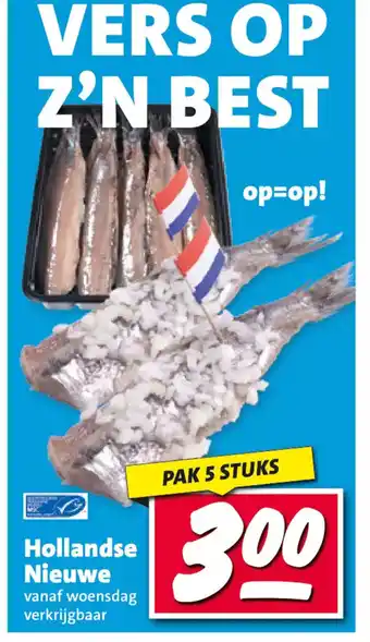 Nettorama Hollandse Nieuwe vanaf woensdag verkrijgbaar aanbieding