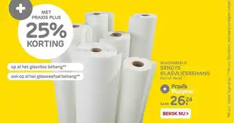 Praxis Sencys Glasvliesbehang 25% Korting aanbieding