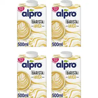 Albert Heijn Alpro  barista haver 500ml 4-pakket aanbieding