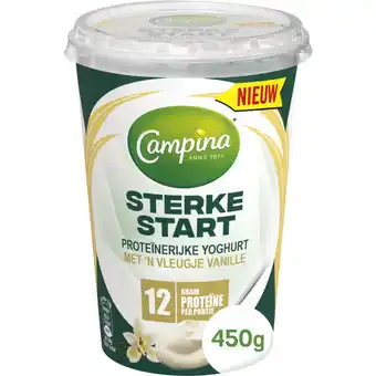 Albert Heijn Campina sterke start vanille aanbieding