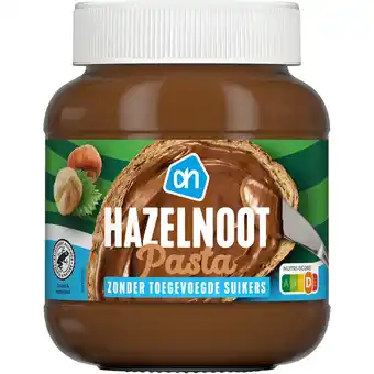 Albert Heijn Ah hazelnootpasta zonder toegevoegde suiker aanbieding