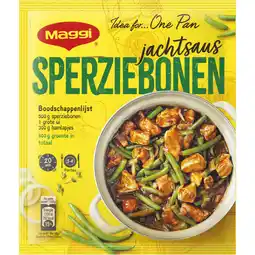 Albert Heijn Maggi jachtsaus sperziebonen aanbieding