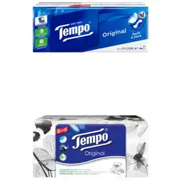 Albert Heijn Tempo zakdoeken en tissue pakket aanbieding