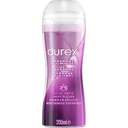 Albert Heijn Durex massage olie en glijmiddel 2 in 1 alo aanbieding